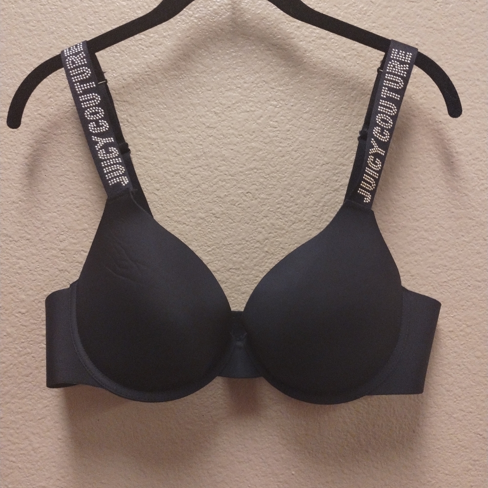 Juicy Couture Black Push Up bra 38 C